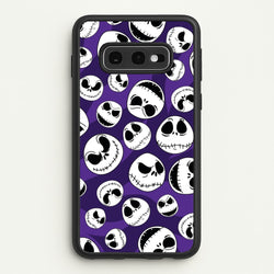 Skull Pattern  - Nightmare Before Christmas Phone Case for Galaxy S10e