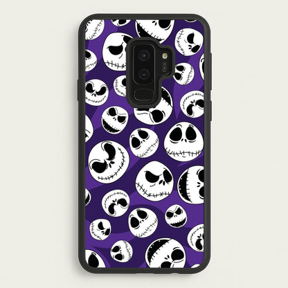 Skull Pattern  - Nightmare Before Christmas Phone Case for Galaxy S9 Plus