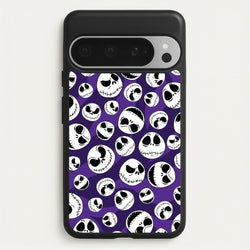 Skull Pattern  - Nightmare Before Christmas Phone Case for Google Pixel 9 Pro XL
