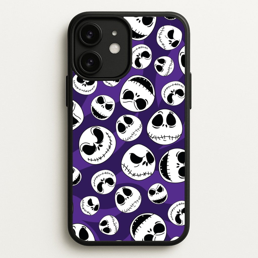 Skull Pattern  - Nightmare Before Christmas Phone Case for iPhone 11