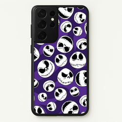 Skull Pattern  - Nightmare Before Christmas Phone Case for Galaxy S21 Ultra
