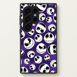Skull Pattern  - Nightmare Before Christmas Phone Case for Galaxy S24 Ultra