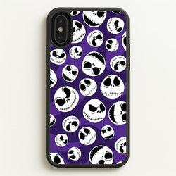 Skull Pattern  - Nightmare Before Christmas Phone Case for iPhone XS Max