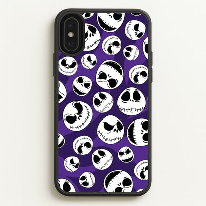 Skull Pattern  - Nightmare Before Christmas Phone Case for iPhone XS Max