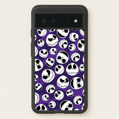Skull Pattern  - Nightmare Before Christmas Phone Case for Google Pixel 6