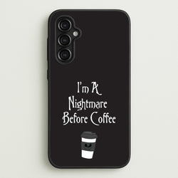 I'm A Nightmare Before Coffee  - Nightmare Before Christmas Phone Case for Galaxy A14