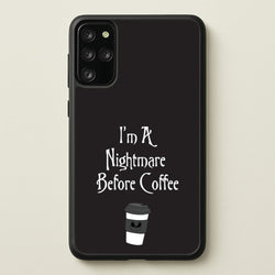 I'm A Nightmare Before Coffee  - Nightmare Before Christmas Phone Case for Galaxy S20 Plus