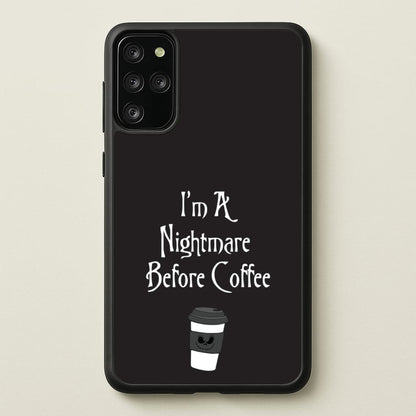 I'm A Nightmare Before Coffee  - Nightmare Before Christmas Phone Case for Galaxy S20 Plus