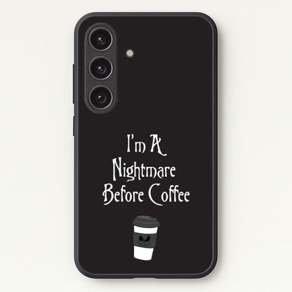 I'm A Nightmare Before Coffee  - Nightmare Before Christmas Phone Case for Galaxy S24 Plus