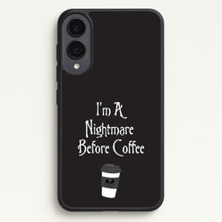I'm A Nightmare Before Coffee  - Nightmare Before Christmas Phone Case for Galaxy S25 Edge