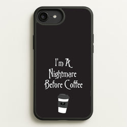 I'm A Nightmare Before Coffee  - Nightmare Before Christmas Phone Case for iPhone 6 Plus / 7 Plus / 8 Plus
