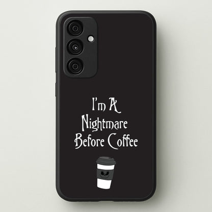 I'm A Nightmare Before Coffee  - Nightmare Before Christmas Phone Case for Galaxy A35