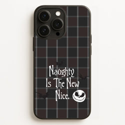 Naughty Is The New Nice  - Nightmare Before Christmas Phone Case for iPhone 16 Pro Max