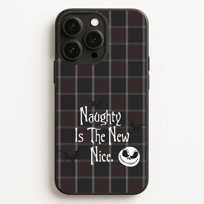 Naughty Is The New Nice  - Nightmare Before Christmas Phone Case for iPhone 16 Pro Max
