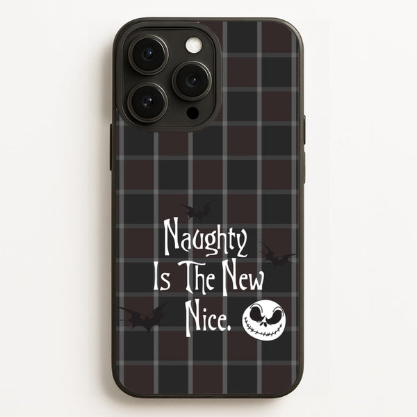 Naughty Is The New Nice  - Nightmare Before Christmas Phone Case for iPhone 16 Pro Max
