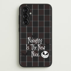 Naughty Is The New Nice  - Nightmare Before Christmas Phone Case for Galaxy A16