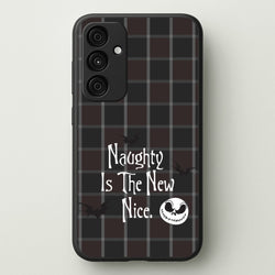 Naughty Is The New Nice  - Nightmare Before Christmas Phone Case for Galaxy A35