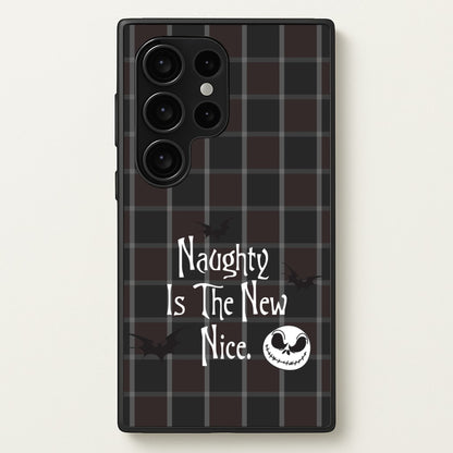 Naughty Is The New Nice  - Nightmare Before Christmas Phone Case for Galaxy S24 Ultra