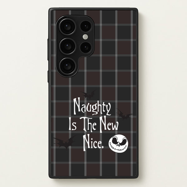 Naughty Is The New Nice  - Nightmare Before Christmas Phone Case for Galaxy S24 Ultra