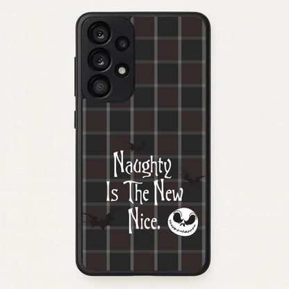 Naughty Is The New Nice  - Nightmare Before Christmas Phone Case for Galaxy A53