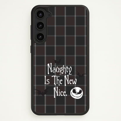 Naughty Is The New Nice  - Nightmare Before Christmas Phone Case for Galaxy S23 Plus