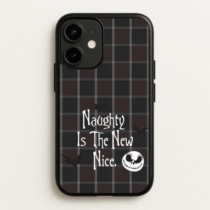 Naughty Is The New Nice  - Nightmare Before Christmas Phone Case for iPhone 12 / 12 Pro