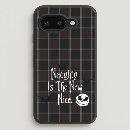 Naughty Is The New Nice  - Nightmare Before Christmas Phone Case for Google Pixel 9a