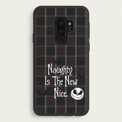 Naughty Is The New Nice  - Nightmare Before Christmas Phone Case for Galaxy S9 Plus