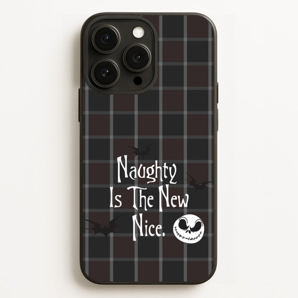 Naughty Is The New Nice  - Nightmare Before Christmas Phone Case for iPhone 12 Pro Max