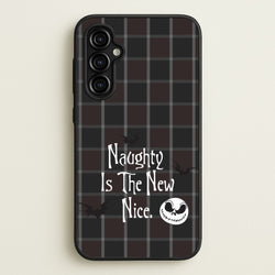 Naughty Is The New Nice  - Nightmare Before Christmas Phone Case for Galaxy A54