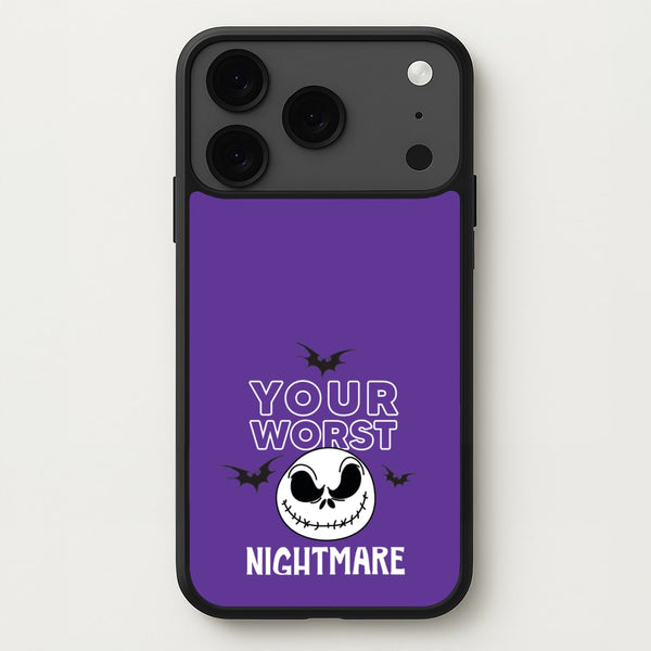Your Worst Nightmare Purple Phone Case for iPhone 17 Pro Max
