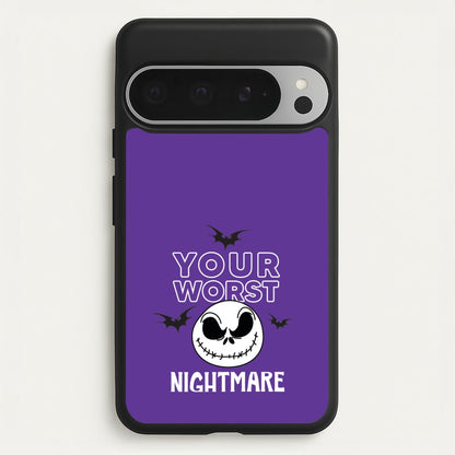 Your Worst Nightmare Purple  - Nightmare Before Christmas Phone Case for Google Pixel 9 Pro XL