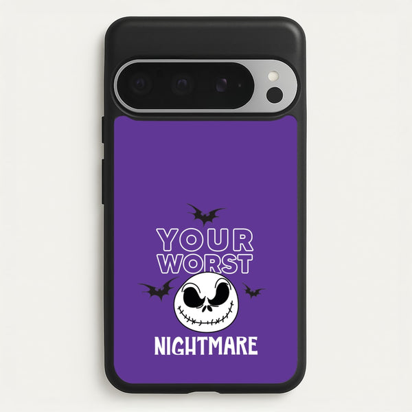 Your Worst Nightmare Purple  - Nightmare Before Christmas Phone Case for Google Pixel 9 Pro XL