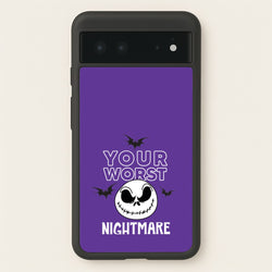 Your Worst Nightmare Purple  - Nightmare Before Christmas Phone Case for Google Pixel 6