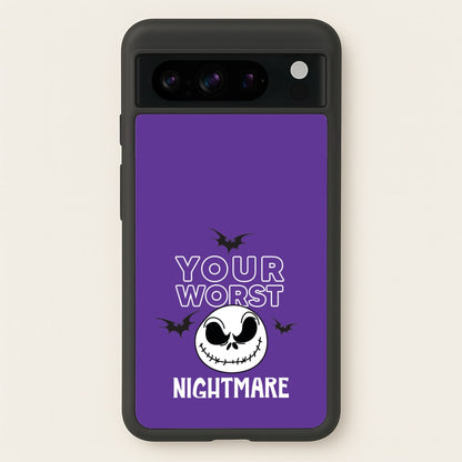 Your Worst Nightmare Purple  - Nightmare Before Christmas Phone Case for Google Pixel 8 Pro