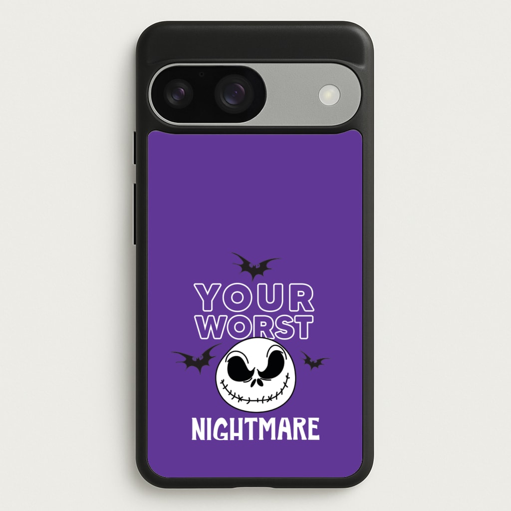 Your Worst Nightmare Purple  - Nightmare Before Christmas Phone Case for Google Pixel 9 / 9 Pro