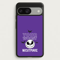 Your Worst Nightmare Purple  - Nightmare Before Christmas Phone Case for Google Pixel 9 / 9 Pro