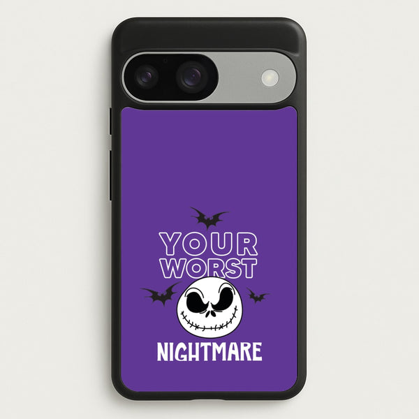 Your Worst Nightmare Purple  - Nightmare Before Christmas Phone Case for Google Pixel 9 / 9 Pro