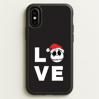 Love Jack  - Nightmare Before Christmas Phone Case for iPhone X / XS