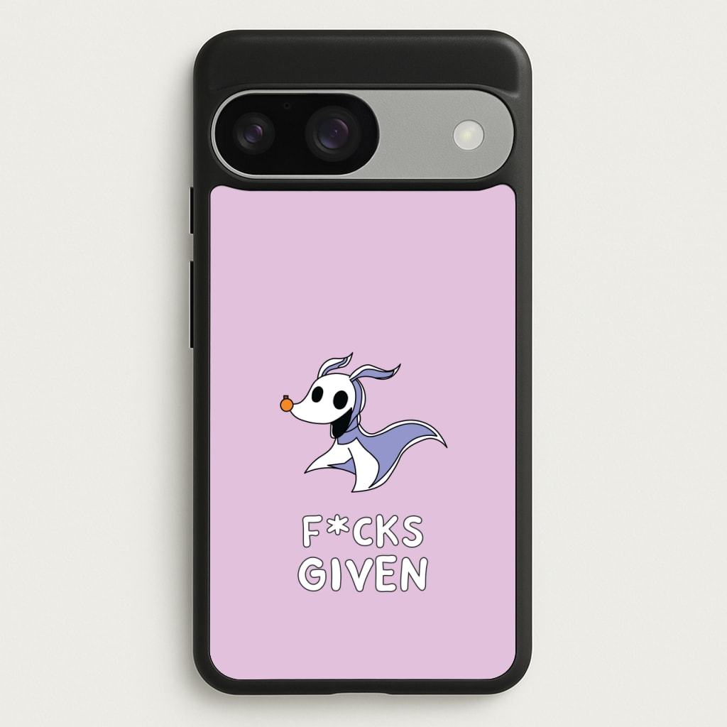 Zero F*cks  - Nightmare Before Christmas Phone Case for Google Pixel 9 / 9 Pro