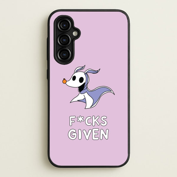 Zero F*cks  - Nightmare Before Christmas Phone Case for Galaxy A54