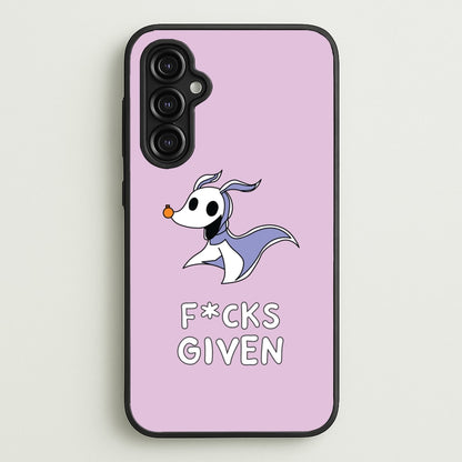 Zero F*cks  - Nightmare Before Christmas Phone Case for Galaxy A14