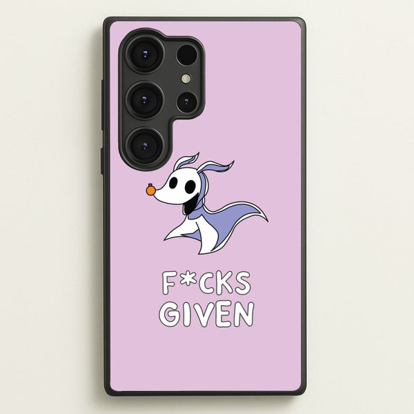 Zero F*cks  - Nightmare Before Christmas Phone Case for Galaxy S25 Ultra