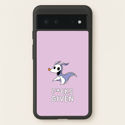 Zero F*cks  - Nightmare Before Christmas Phone Case for Google Pixel 6