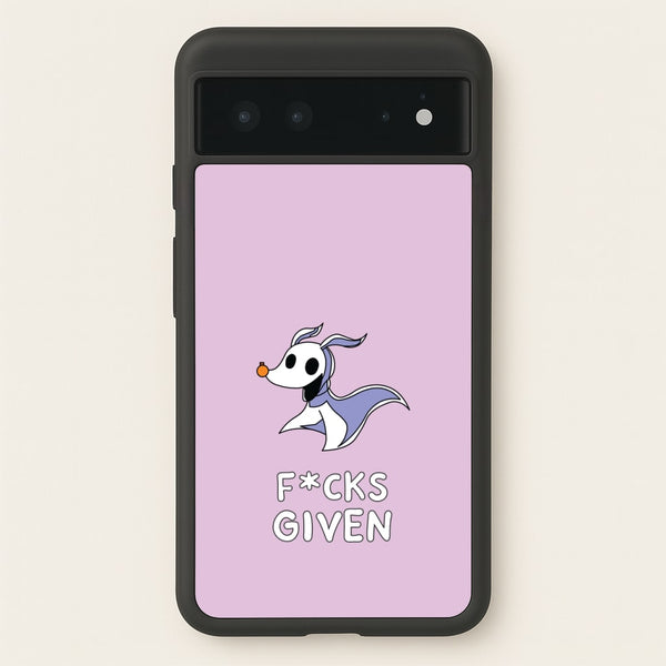 Zero F*cks  - Nightmare Before Christmas Phone Case for Google Pixel 6