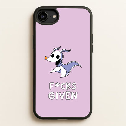 Zero F*cks  - Nightmare Before Christmas Phone Case for iPhone 6 / 7 / 8 / SE