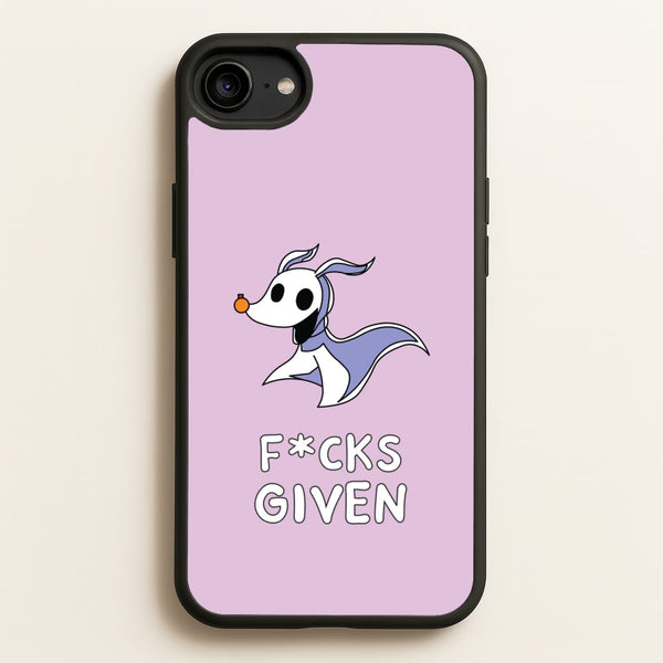 Zero F*cks  - Nightmare Before Christmas Phone Case for iPhone 6 / 7 / 8 / SE