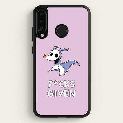 Zero F*cks  - Nightmare Before Christmas Phone Case for Huawei P30 Lite