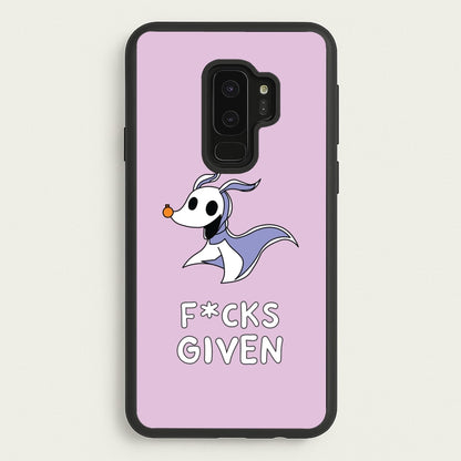 Zero F*cks  - Nightmare Before Christmas Phone Case for Galaxy S9 Plus