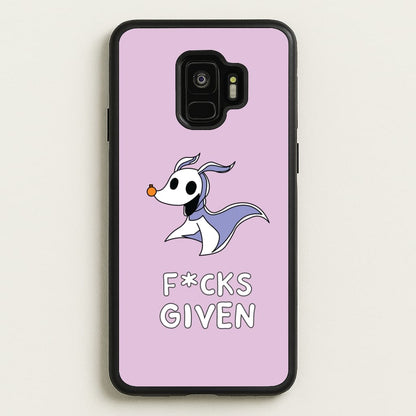 Zero F*cks  - Nightmare Before Christmas Phone Case for Galaxy S9